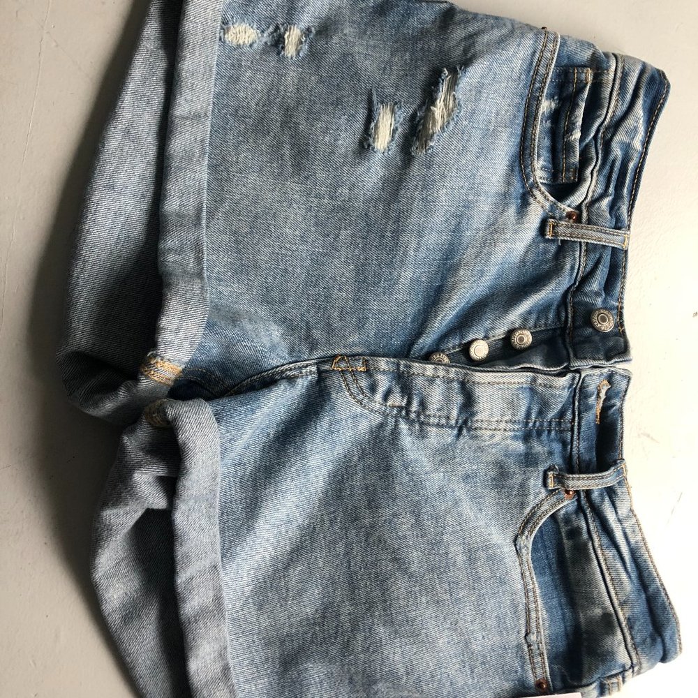 denim shorts